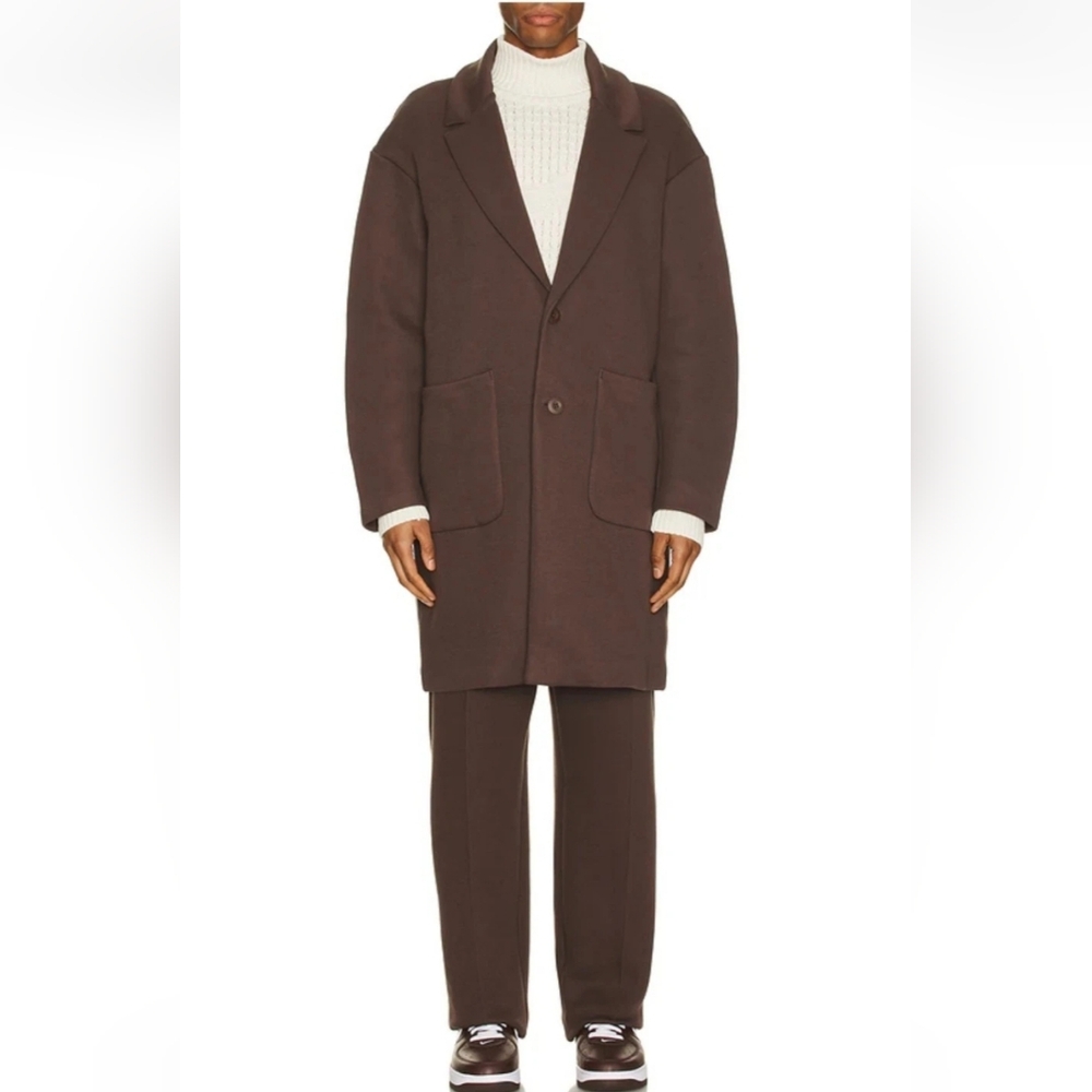 $300 Nike Sportswear Tech Fleece Brown Trench Coat